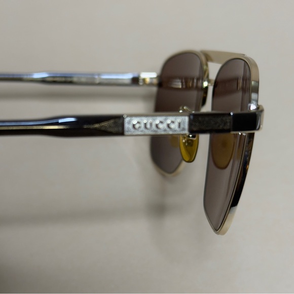 Gucci GG1164S Aviator Sunglasses - Unisex - Picture 4 of 8